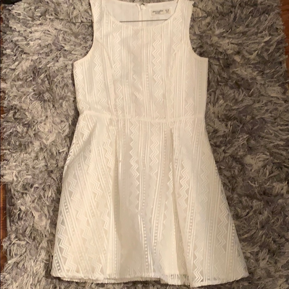 White Abercrombie kids dress